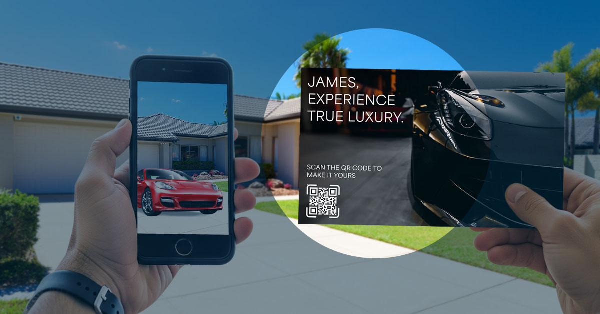 Interactive Mailer Showing AR Capabilities